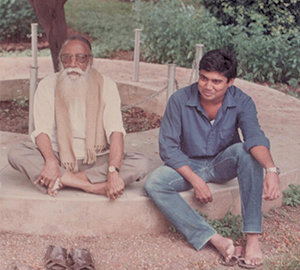 Painter SM Pandit with Sharad